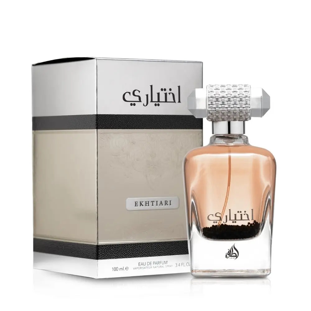 Lattafa Ekhtiari Eau de Parfum Spray for Unisex, 3.4 Ounce by Lattafa