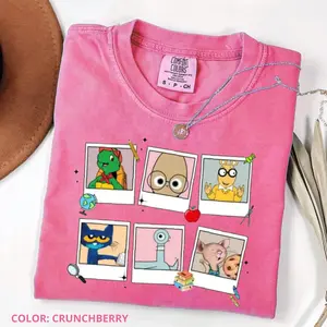 Comfort Colors Funny School Shirt, Kindergarten Teacher T-Shirt, I Still Read Children’s Books Teacher Tee, Back to School Shirt, Cute Teacher Gift