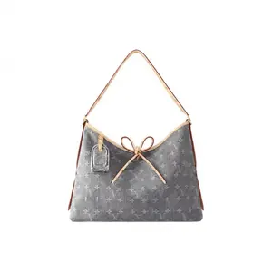 2026 Women's Bag Denim Gray Crossbody Bag Fashion Trend Versatile Classic Printed Design