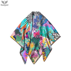 paisley print square scarf 2026 Women’s Silk Scarf, 100% Mulberry Silk, Light Luxury Premium Feel, Decorative Necktie for Spring/Summer/Autumn