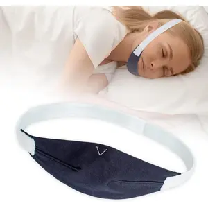 Upgrades Chin Strap Effective Mouth-Snoring Relief, Anti Snoring Men Women Universal, Adjustable Snoring Solution Effectively Regulate Snoring and Regulate Sleep, Chin Strap Facial Comfort face mask