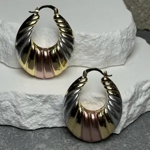 Uptown Glam Hoop Earrings