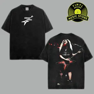 VINYL - Dimebag Darrell Pantera V4 Heavy Metal Graphic T‑Shirt, Rock Music Graphic Hoodie, Y2K rock band tee, Mexico style menswear