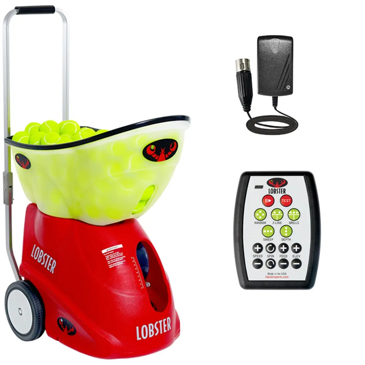 Lobster Elite Grand Four Tennis Ball Machine