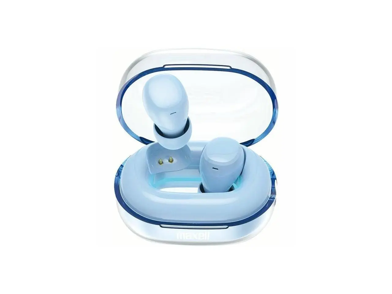 Maxell Tune Out SPL-BLU Earset - Stereo - True Wireless - Bluetooth - 32.8 ft - Earbud - Binaural - In-ear - Noise Cancelling Microphone - Blue