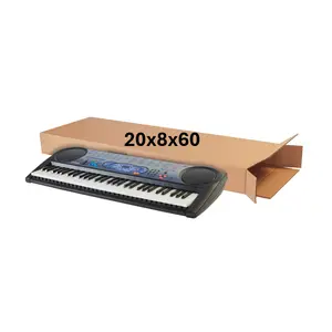 20x8x60 (275 lb strength) | SINGLE CARDBOARD BOX | SIDE LOADING | KEYBOARD BOX