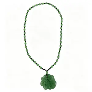 Daoist Blessing Jade Amulet, Energy Balancing & Luck Jewelry