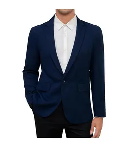 YESFASHION Men's Printed Blazer Casual Slim Fit One Button Sports Coat Festival Party Jacket