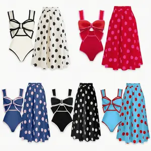 Women's essentials Swimsuits Set,One Piece Swimdress Swimsuits 2026 for Women Swim Dresses and Matching Cover Skirt Set Bathing Suits two-piece Swimwear shoulder Swimsuit Slimming Beachwear,Bathing Suits 2026 Plus Size Tummy Control Tankini clothing beach
