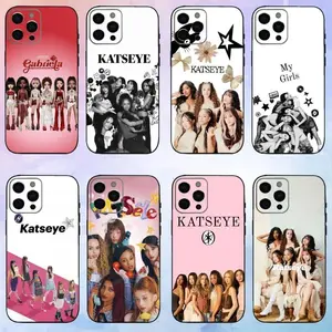 Hot Music K-KATSEYE Phone Case  For iPhone17 Promax,16,15,14,13,12,11 Plus,Pro Max & Samsung Galaxy S26 S25 S24 S23 S22 S21 FE Ultra Plus EDGE shockproof Soft tpu black Silicone Back Cover