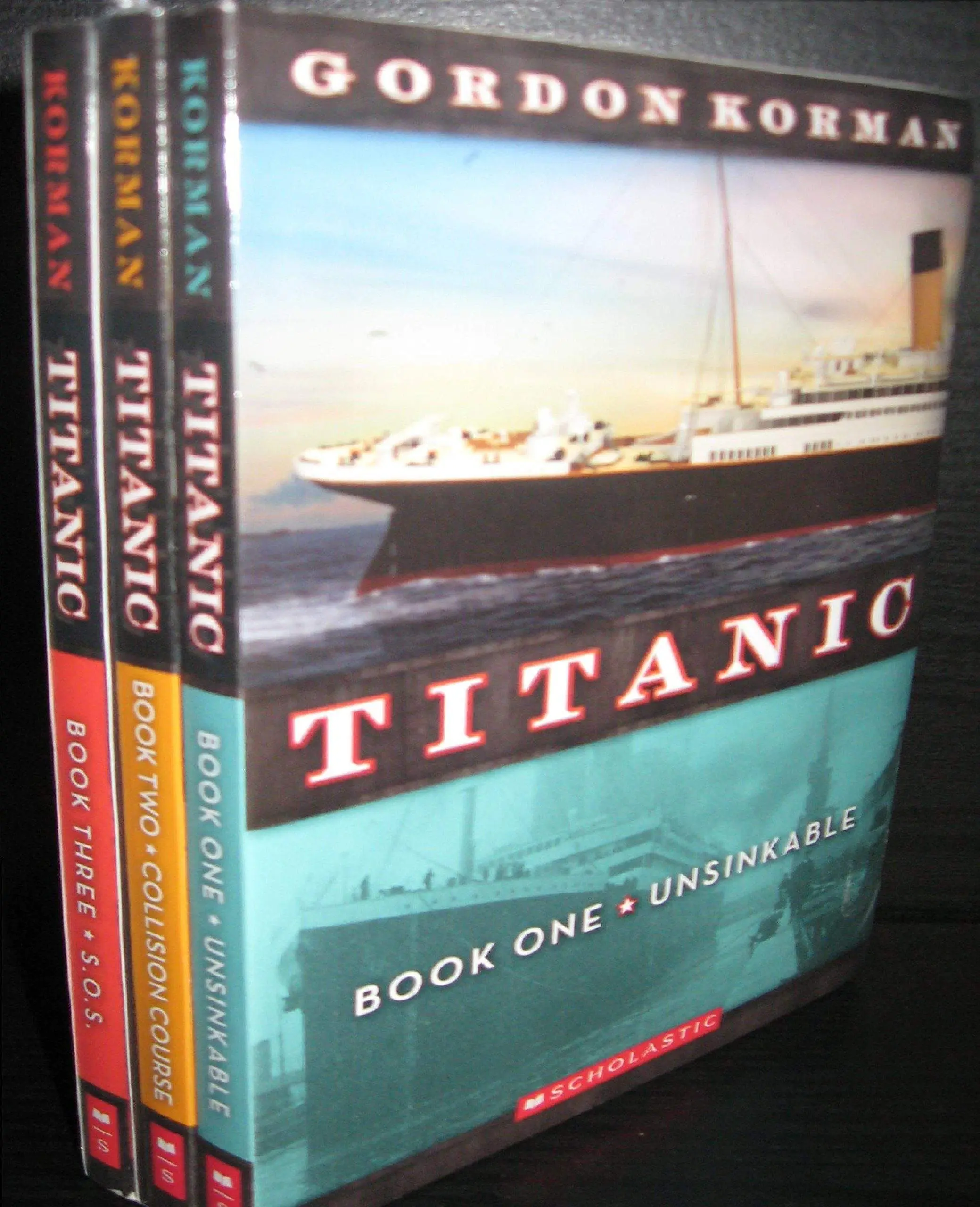 Titanic 3 Books Set - Book 1: Unsinkable, Book 2: Collision Course, & Book 3: S.O.S Paperback