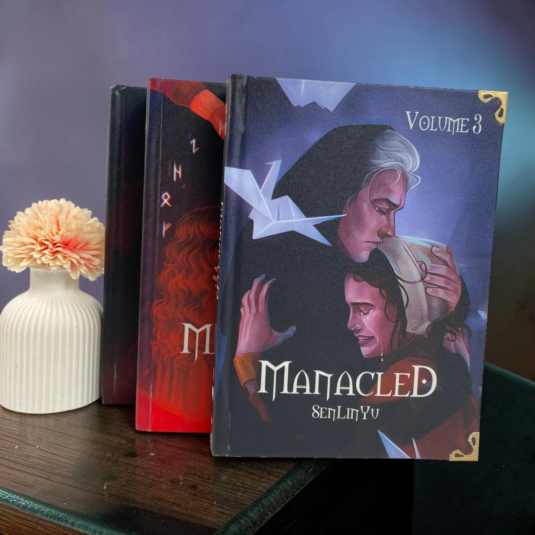 Manacled Special Edition Hardcover Book Set (Vol. 1-3) - Collectible Fan-Favorite Dark Romance Fiction Collector's Edition