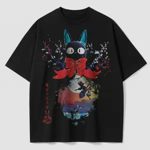 Kiki’s Delivery Service Shirt, Studio Ghibli Shirt, Anime Shirt, Vintage T-Shirt, Unisex Cotton Crewneck T-Shirt Menswear Womenswear Streetwear Top