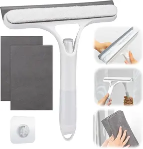 Window Cleaner Tool Kit,2026 3 in 1 Window Cleaning Scraper with Spray,mirror cleaner,Window Scrubber Cleaning Squeegee for Glass,Car Windshield,3-in-1 Glass Cleaning Tool