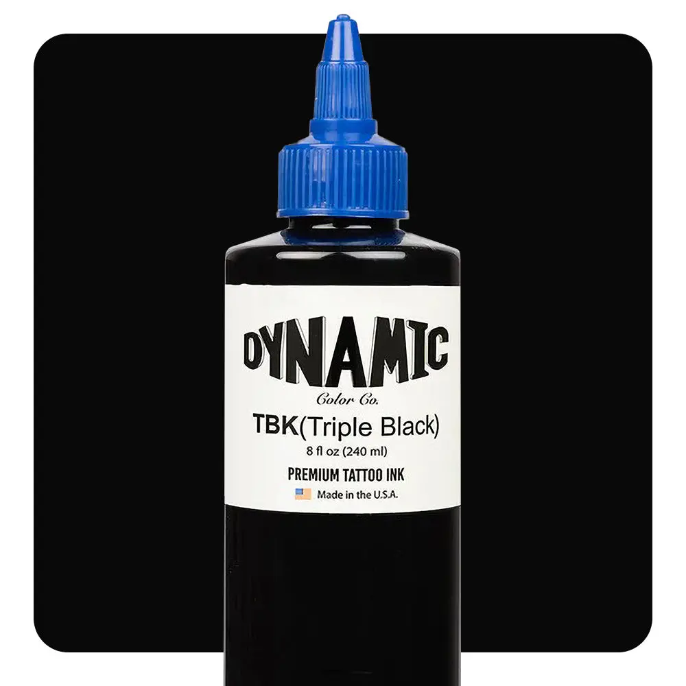 Dynamic Triple Black Tattoo Ink — Pick Size