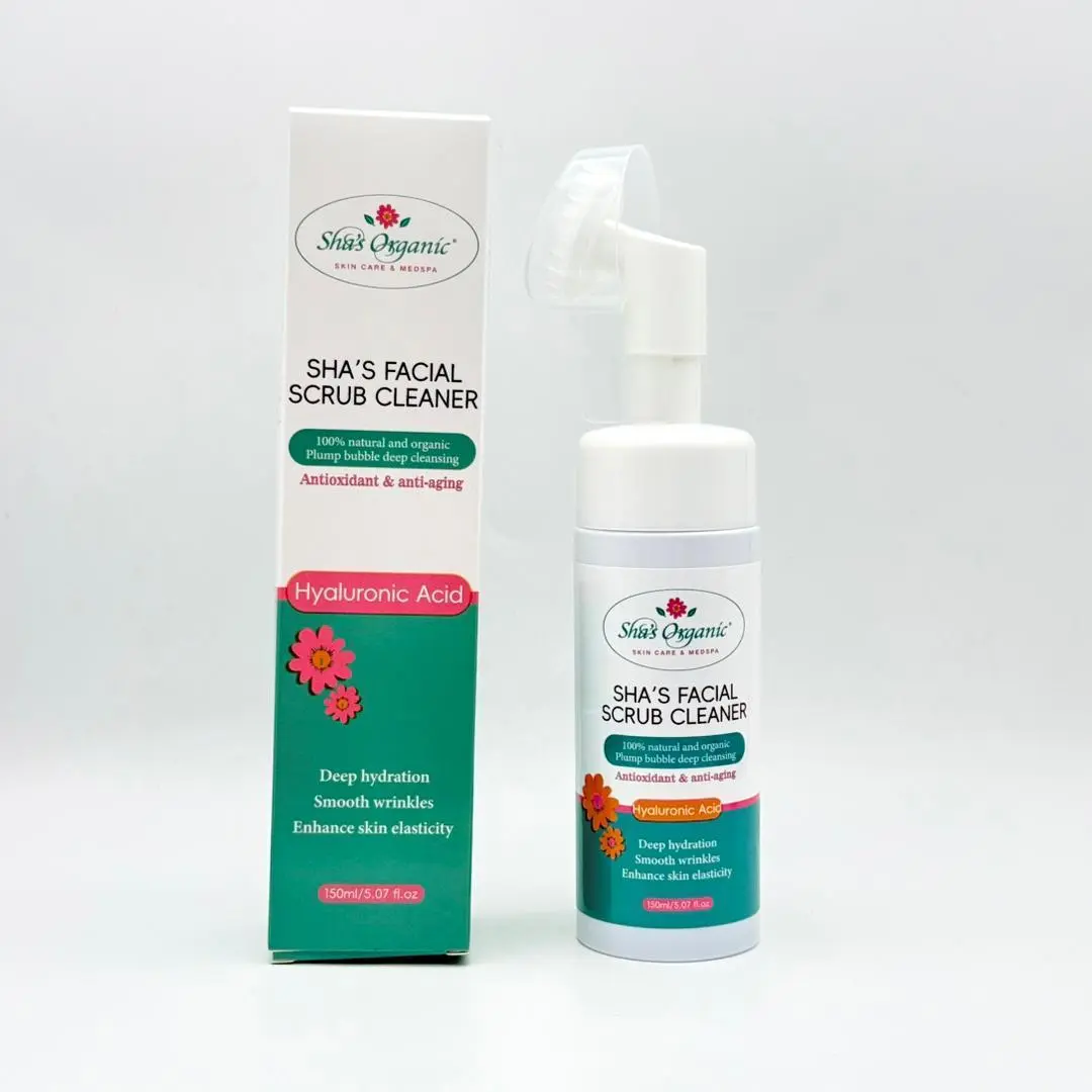 Hyaluronic Acid Scrub for All Skin Types, Pore Control, Spot Fading, Brightening, Deep Clean