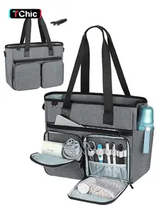 Teacher Tote Bag 15.6 inch Laptop Bag Work Bags for Women Nurse Tote Laptop Briefcase for Office, College, Nursing, Travel Essentials, Large Travel Tote Shoulder Bag with Zipper for College Office Clinical Gym