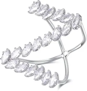 Aprilery Women’s Adjustable Ring – Sparkling Gemstone Design, Versatile and Comfortable, Perfect for Gifting