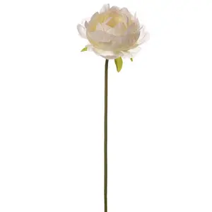 19" Silk Peony Spray Cream/Blush