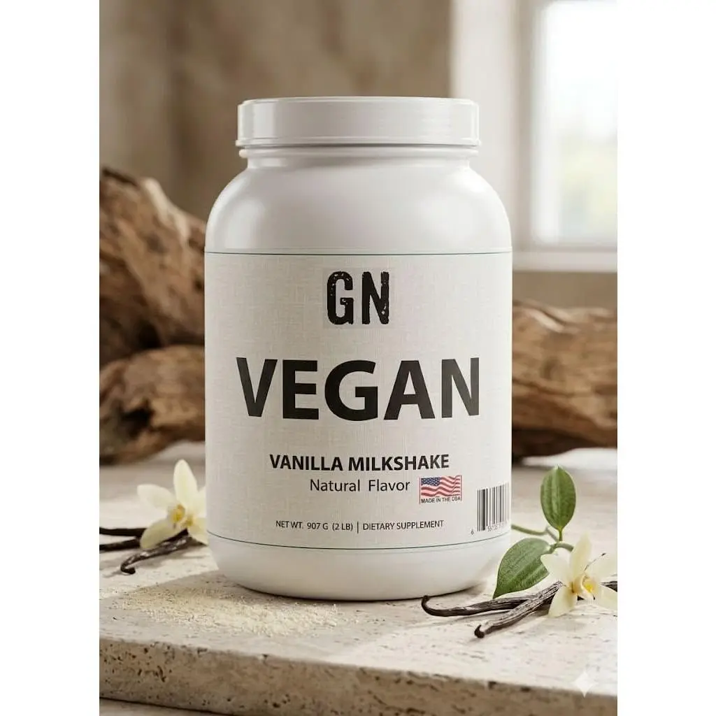 Vegan Protein 2lb Vanilla Milkshake – 99.5% Purity | COA | GetGN