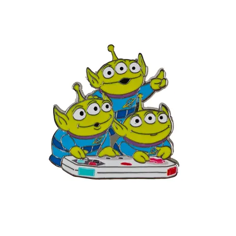 Disney Official Pixar Licensed Toy Story Zinc Alloy Hard Enamel Pins - 3 Styles (Alien, Woody, Buzz Lightyear) - Cute Cartoon Lapel Brooch Badge for Backpacks, Jackets, Clothing - Collectible Gift for Toy Story Fans