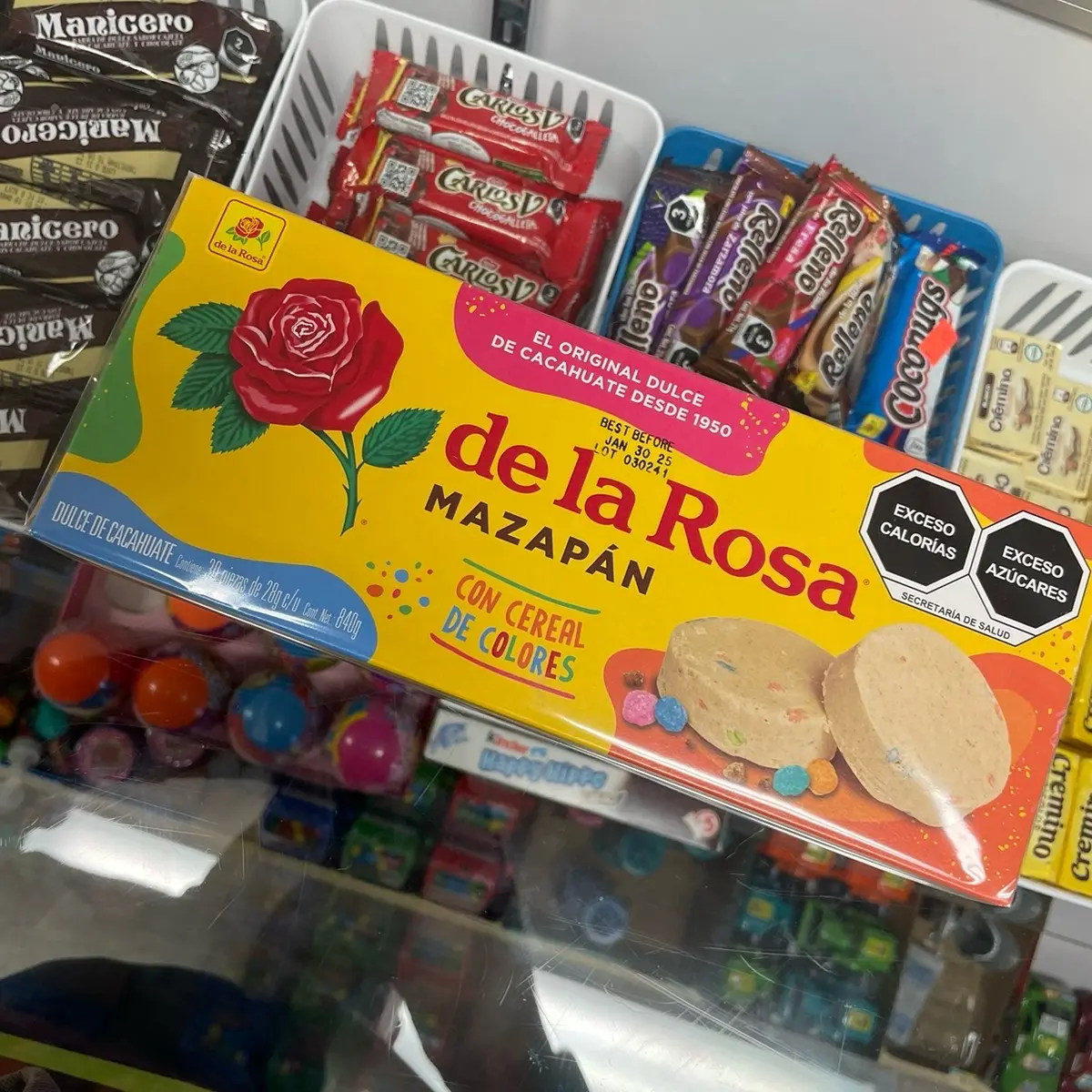 NEW Mazapan Con Cereal De Colores