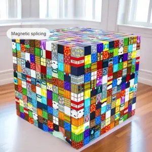 50-200PCS Magnetic Building Block World Set, featuring different magnetic cubes, suitable for children and adults, a gift to spark children's imagination.