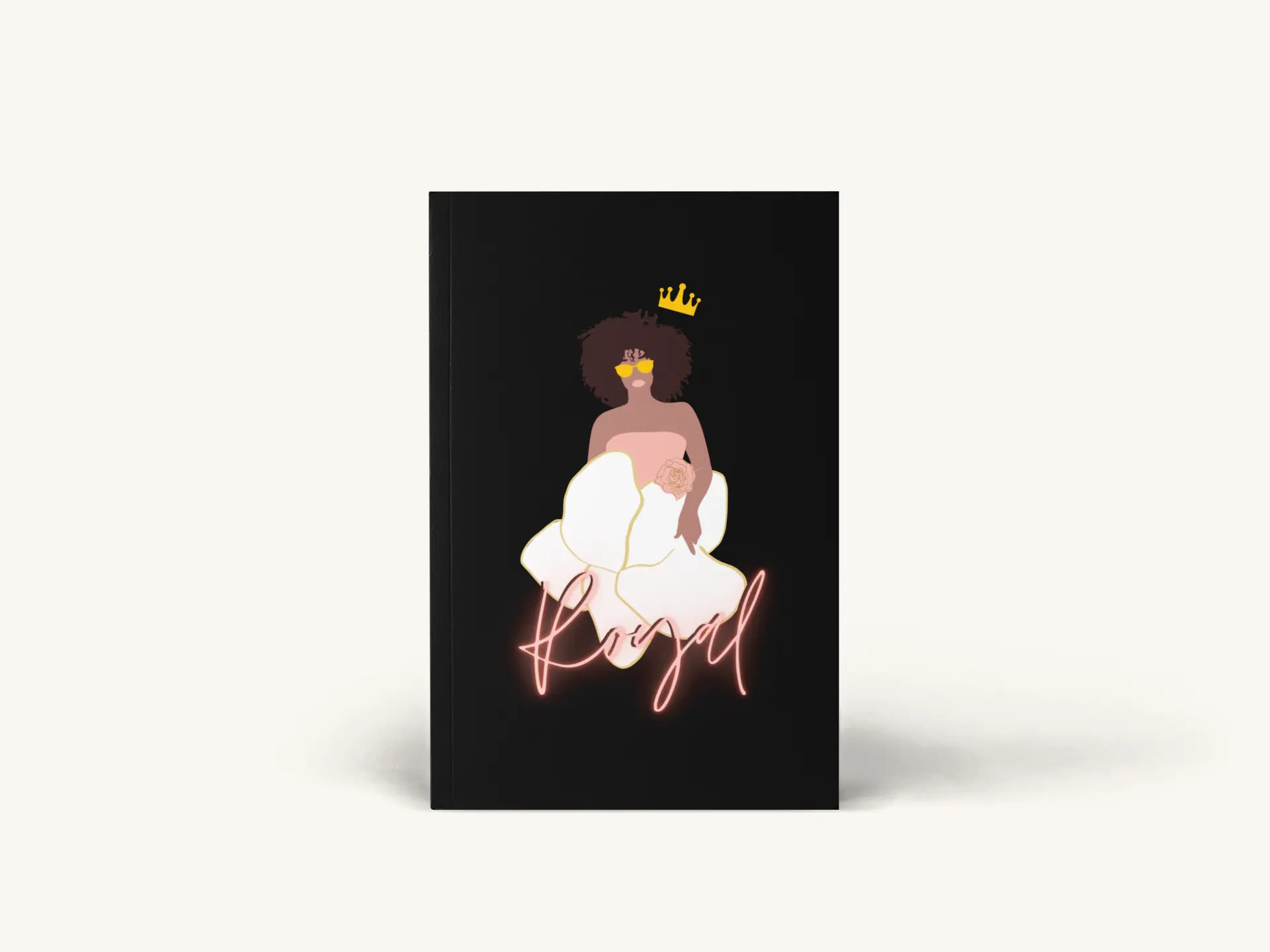 Royal | Black Girl Magic Journal for Women of Color: Diary, Gratitude, & Reflection | 200 Pages, 6"x9" Size black owned stationery