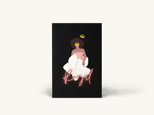 Royal | Black Girl Magic Journal for Women of Color: Diary, Gratitude, & Reflection | 200 Pages, 6"x9" Size black owned stationery