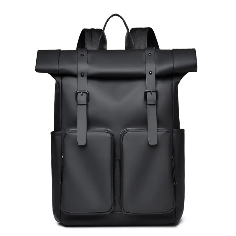 Street fashion foldable, roll-up, expandable, large-capacity, waterproof backpack for high school and college students, suitable for casual travel