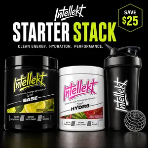 INTELLEKT Starter Stack | Pre-Workout, Hydration & Shaker Bundle