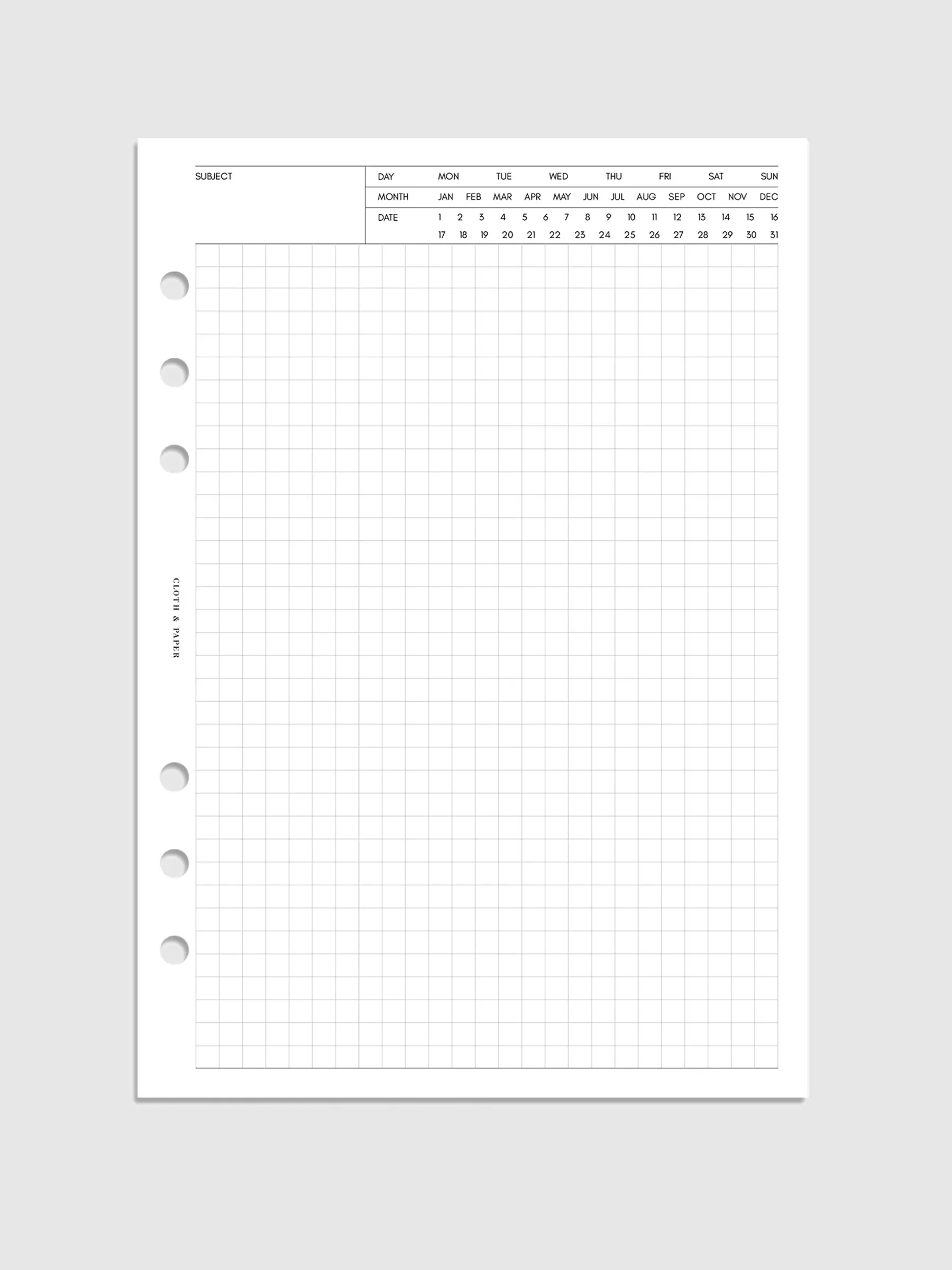 Executive Note Inserts | Graph Paper | 2nd Edition