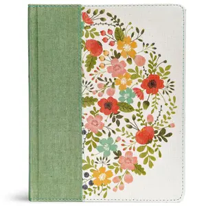 CSB Notetaking Bible, Sage Cloth Over Board, Black Letter, Wide Margins, Journaling Space, Single-Column, Reading Plan, Easy-to-Read Bible Serif Type