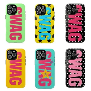 SWAG Street Style Phone Case Compatible for iPhone 17Promax 16 15 14 13 12 11 and for Samsung S21-S25 Perfect Gift for Friends Her/Him