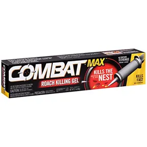 212 MAIN Combat Platinum Roach Killing Gel, 2.1 oz, Water-Based Gel Form Pest Control Cockroach Solution, Roach Killer Indoor for Hidden Placement