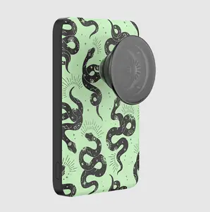 Serpentine Mint MagSafe PowerPack Phone Holder, Mobile Phone Accessories for MagSafe-Enabled Devices