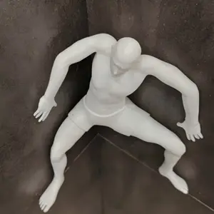 Unique Climber Sculpture Wall Decor, Mountain Climbing Theme Artwork, Stylish Home Decoration, Perfect for Living Room & Office