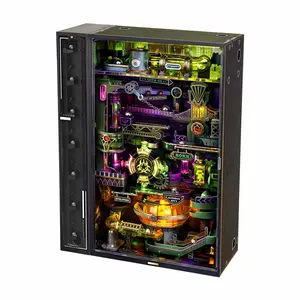 ROBOTIME ROKR Alchemy City Marble Run 3D Puzzle MR04S | DIY Mechanical STEM Build with Gears & Moving Parts