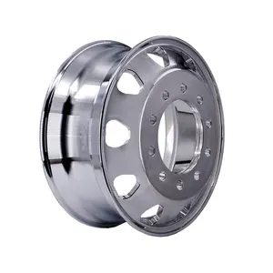 22.5 x 8.25 Kenworth Polished Aluminum Truck Wheels