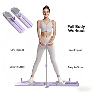 Foldable Ski Pilates Board — Unisex Glute & Core Training Board， Great Home Fitness Option for Small Spaces