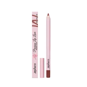 1-piece/2-piece set Red-brown lip liner Natural, long-lasting, smudge-resistant Everyday color lip liner Matte Lip Pencil