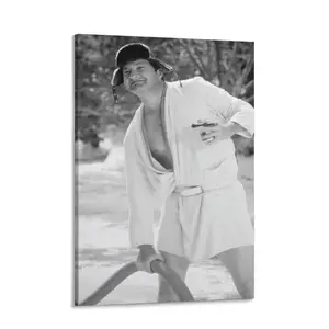 Christmas Bathroom Decor Funny Movie Poster Print Painting Toilet Humor Bathroom Wall Art