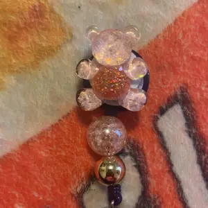crystal badge reels with interchangeable Velcro beads