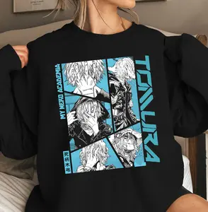 BNHA All For One's Successor Tomura Shigaraki Sweatshirt, My Hero Academia Anime Streetwear, Cosplay Outfit