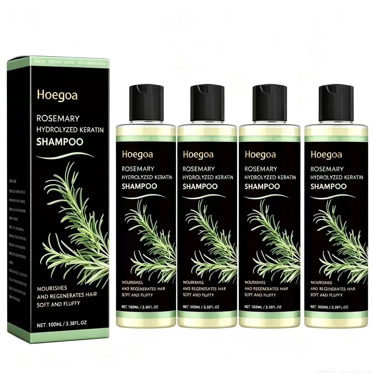 【Buy 2,Get 2 Free】Rosemary Shampoo-BoostHair Growth, Control Oil&Dandruff,Soothe Scalp lritation & RestoreShine!Cleanser Conditioner  Rosemary Hair Growth Shampoo,Keratin ShampooHair Growth Shampoo,Vegan Strengthening Shampoo rare beaut anti-itch