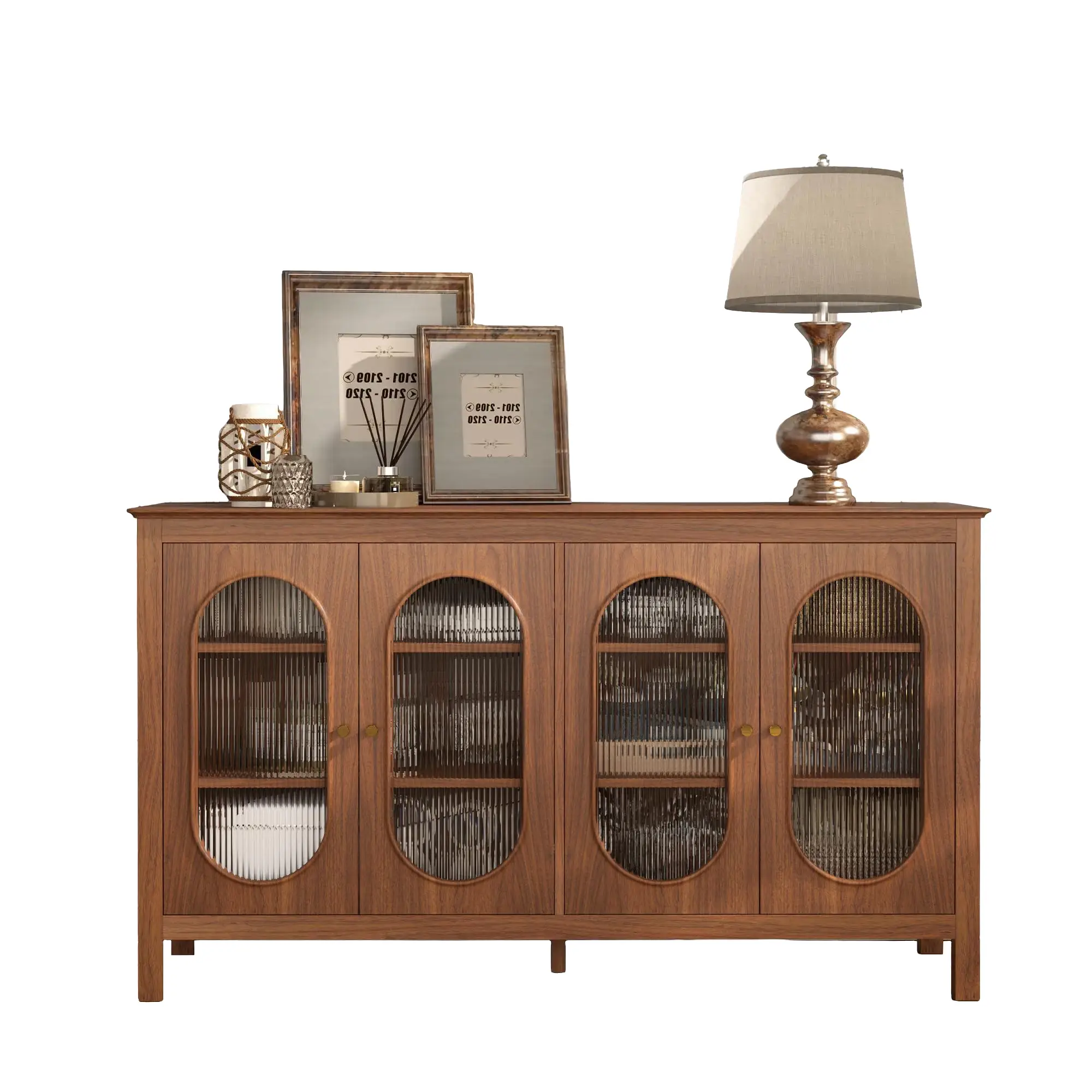 Giratree Sideboard Cabinet, Buffet Storage Cabinet with Acrylic Doors, Coffee Bar Cabinet for Living Room, Bedroom, Dining Room, Kitchen, Entryway