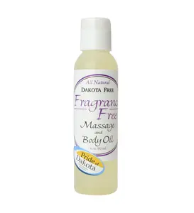Dakota Free Fragrance-Free Massage & Body Oil 4 oz