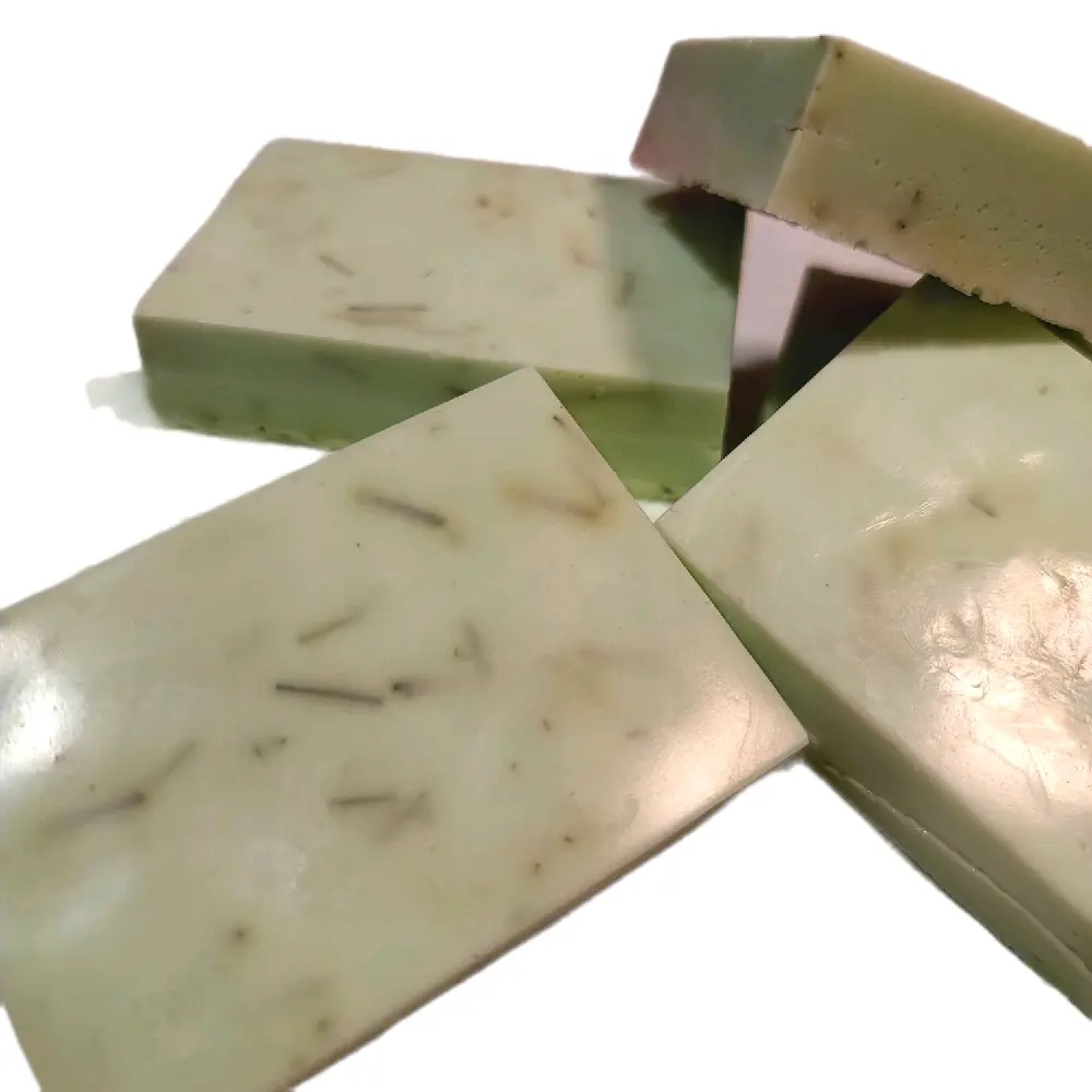 Goat's Milk Greentea and Lemongrass Soap - Green Bar Soap with Lemongrass and Greentea Fragrance natural skincare