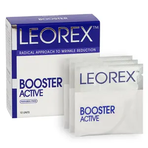 Leorex Booster Active Face Mask - 10/30 Pack for Wrinkle and Spot Improvement - Brightening, Skincare