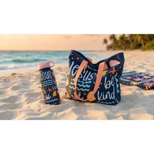 Love in Faith | Love Like Jesus Beach Towel + 32oz Tumbler + Tote Bundle
